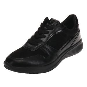 TAMARIS Damen-Sneaker-Schnürhalbschuh Schwarz, Farbe:schwarz, EU Größe:39