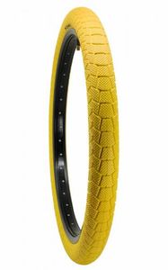 QU-AX Reifen für Einrad 20x1.95" 50-406 gelb ohne Felge+Schlauch Draht