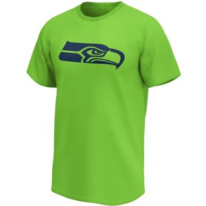 NFL Seattle Seahawks T-Shirt Mono Core Graphic Fanatics limettengrün Logo (XL)