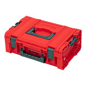 Qbrick System PRO Technik Case 2.0 RED ULTRA HD Custom Werkzeugkoffer 450 x 332 x 171 mm 12 l stapelbar IP54 mit Ablage