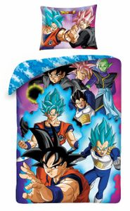 Poszwa na kołdrę Dragon Ball Z Super Sayens - 140 x 200 cm - bawełna - 70 x 90 cm