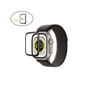 2 Stück 9H Displayschutz passt für Apple Watch Series 8, 45mm Schutzglas