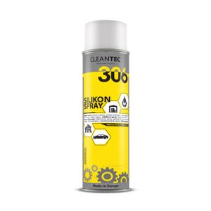 CleanTEC Silikonspray 500 ml Gummi Kunststoff Pflege, Gleitspray, Auto, Fahrrad, Hobby, Haushalt