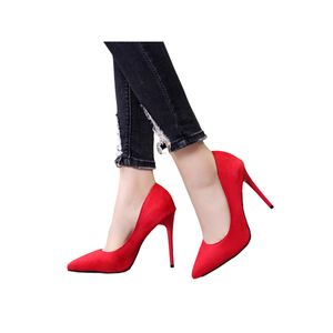 Damen Pumps Stiletto Ferse Absatz Sandalen Leicht Komfort Mode High Heels Lässig Pumpen Rot,Größe:EU 41