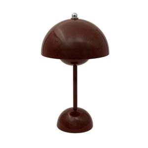 Luxus - Tischlampe Touch Deluxe - Josephine - Rot - H30 x Ø16