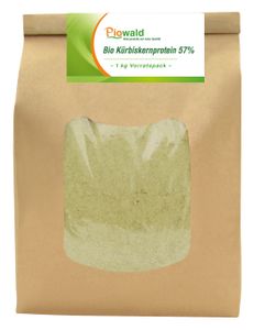 Piowald Bio Kürbiskernprotein 57% - 1 kg Vorratspack