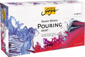 KREUL SOLO GOYA Pouring-Set "Ready Mixed" 6 x 80 ml