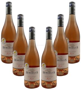 Rose Wein Set - 6x Horgelus Côtes de Gascogne Rosé 750ml (11,5% Vol)- [Enthält Sulfite]