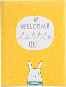 Goldbuch Babytagebuch Welcome little one gelb 21x28 cm 44 illustrierte Seiten