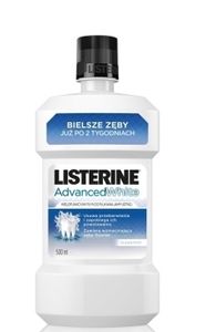 Listerine, Fortgeschrittene Weiße Mundspülung, 500 ml