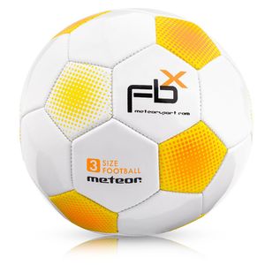 meteor FBX detská futbalová lopta malá športová lopta pre batoľatá lopta na voľný čas pre interiér a exteriér lopta pre dievčatá a chlapcov veľkosti: #č. 3 biela