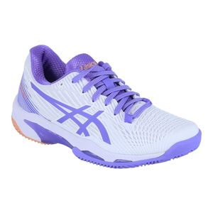 Asics Tennisschuh Solution Speed FF 2 Clay Damen Weiß Violett