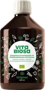 Vita Biosa Original 500ml, ziołowy napój fermentacyjny z bakteriami kwasu mlekowego, organiczny