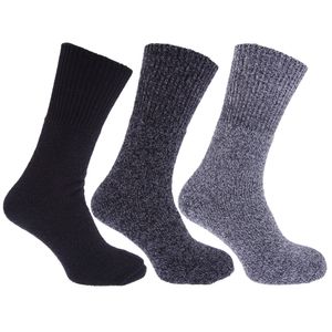 Pánske termo ponožky, 3-pack, obsah vlny MB281 (39-45 EU) (odtiene modrej)