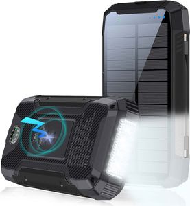 imoshion Solar Powerbank – Solarbetriebene, kabellose Powerbank – Schnellaufladung und Strom
