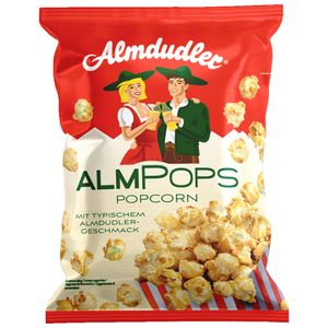 Almdudler Almpops Popcorn mit Kräuterlimonaden Geschmack 125g