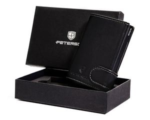 Pánska kožená peňaženka s vonkajšou kabelkou - Peterson