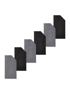 Dyckhoff Gäste-handtuch handtuch bade-tuch Brillant dunkelgrau/grau 50x100cm & 70x140cm Dyckhoff Gäste-handtuch handtuch bade-tuch Brillant dunkelgrau/grau 50x100cm & 70x140cm