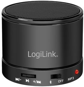 LogiLink Bluetooth Lautsprecher mit MP3-Player & FM Radio schwarz