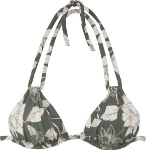 s.Oliver Triangel-Bikini-Top olive-creme Größe 40 C/D s.Oliver Triangel-Bikini-Top olive-creme Größe 40 C/D