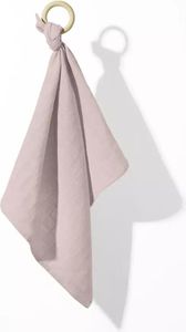 Muminky | Beißring mit Muslin-Tuch - Rosa - Für zahnende Babys - Multifunktional und weich