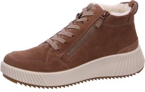 Ara Davos Damen Schnürstiefel in Beige, Größe 7.5