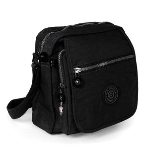 Taška Street Nylonová taška Dámská kabelka přes rameno černá 20x22x10 OTJ218S