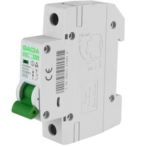 GACIA Leitungsschutzschalter Sicherungsautomat 1-Polig LS-Schalter 16A B