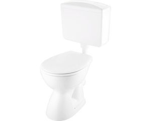 Stand-WC-Set Basic Abgang waagerecht weiß