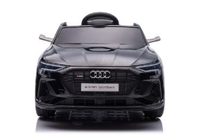 Es-Toys Kinder Elektroauto Audi E-Tron, EVA-Reifen, Allradantrieb, Fernbedienung schwarz