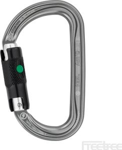 Petzl AMD Karabiner, D-Form, grau, BALL-LOCK