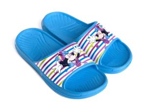 Disney Minnie Maus Mädchen Kinder Sandalen Latschen – Blau / 33/34