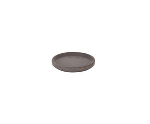 Ton-Untersetzer, innen imprägniert, Durchmesser 18cm, braun