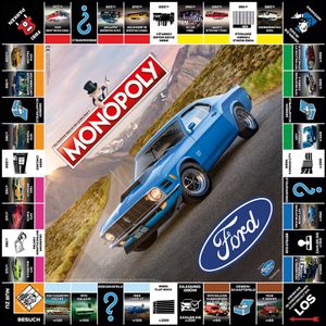 Monopoly Ford Edition Spiel Gesellschaftsspiel Brettspiel Deutsch / Englisch