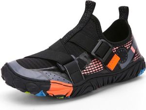 Schnelltrocknende Barfußschuhe mit Drainage für Kinder, 33, Schwarz