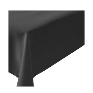 Tischdecke quadratisch 160x160 cm anthrazit Leinenoptik Lotuseffekt Tischwäsche
