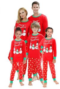 Weihnachtspyjama Familienpyjama Set Langes Oberteil + Hose Overall Neujahr Zweiteiliges Set Vater, Mutter, Kind,Man L