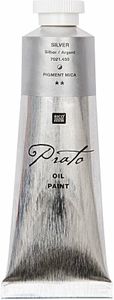 Rico Design Prato Farba olejna Silver 60 ml 1 szt