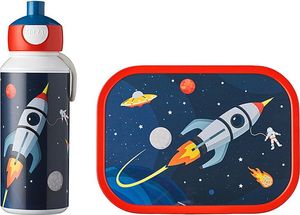 Mepal - Campus Pausenset - Lunchset mit Pop-up Trinkflasche und Brotdose - Space