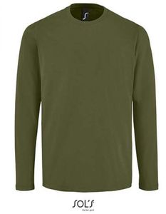 Herren  Long-Sleeve T-Shirt Imperial - Farbe: Dark Khaki - Größe: XXL
