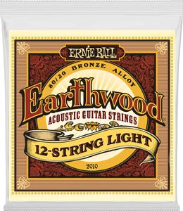 Ernie Ball 2010 Earthwood 80-20 Bronze - Struny Pre 12-Strunnou Akustickou Gitaru