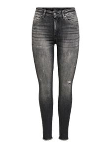 Only Jeans Damen ONLBLUSH LIFE MID SK AK R Größe S/32, Farbe: 179674001 Black Denim/REA