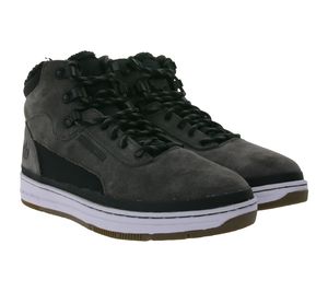 PARK AUTHORITY by K1X | Kickz GK3000 Herren High-Top Sneaker-Boots warm gefütterte Wildleder-Schuhe 6184-0501/8011 Grau, Größe:41