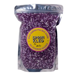 Zoi&Co Sugar Pearl Sprinkle Mix - 1kg - Tortenaufleger Perlen - Kuchendekoration für Geburtstag, Hochzeit oder Jahrestag - Acai Berries