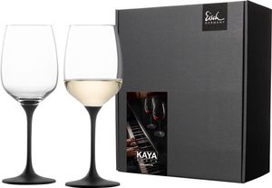 EISCH 2 Weißweingläser 500/31 im Geschenkk. Festivity KAYA BLACK 77350032