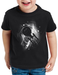 style3 Enterprise in Space T-Shirt für Kinder NCC-1701 trekkie trek, Größe:104
