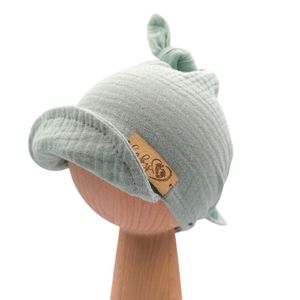Baby In World Baby Kopftuch Mütze Musselin Kopfbedeckung 0+ Monate Farbe Mint