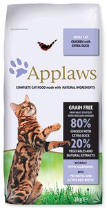 Applaws Suché krmivo pre mačky Kuracie mäso s kačicou - 2 kg