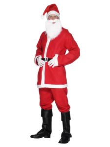 Herren Kostüm Weihnachtsmannanzug Fasching Karneval Gr. XL