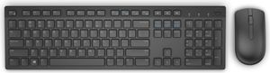 Dell KM636 - Volle Größe (100%) - Kabellos - RF Wireless - QWERTY - Schwarz - Maus enthalten
